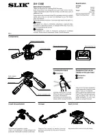 Preview for 1 page of SLIK SH-726E Operating Instructions