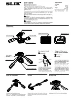 SLIK SH-736HD Operating Instructions предпросмотр