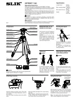 Предварительный просмотр 1 страницы SLIK Sprint 150 Operating Instructions