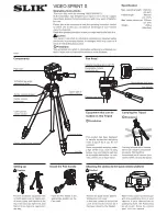 Предварительный просмотр 1 страницы SLIK Video Sprint II Operating Instructions