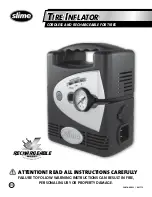 Slime TIRE INFLATOR40033 Manual preview