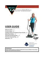 Preview for 1 page of SlimLine Power Strider User Manual