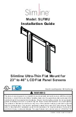 SlimLine SLFMU Installation Manual preview