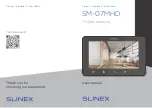 Предварительный просмотр 1 страницы Slinex SM-07MHD User Manual