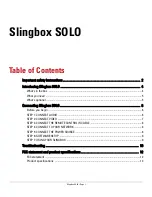 Sling Media SB260-100 Quick Start Manual preview