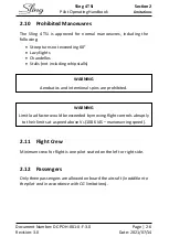 Preview for 33 page of Sling 4 TSi Pilot Operating Handbook