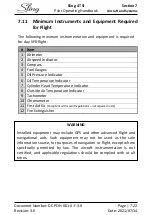 Preview for 125 page of Sling 4 TSi Pilot Operating Handbook