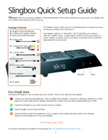 Предварительный просмотр 1 страницы Slingbox SBPB1 Quick Setup Manual