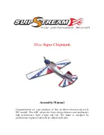 Preview for 1 page of SlipStream 30 cc Super Chipmunk Assembly Manual