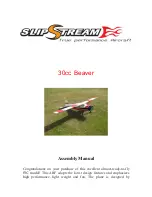 SlipStream 30CC BEAVER Assembly Manual preview