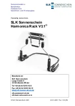 SLK Sonnenschein Harmonica Rack V3.1 Operating Instructions Manual preview