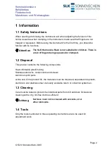 Preview for 3 page of SLK Sonnenschein Harmonica Rack V3.1 Operating Instructions Manual