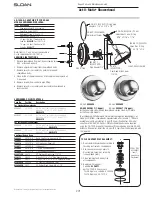 Preview for 2 page of Sloan Act-O-Matic Showerhead AC-11-1.8 Repair Parts And Maintenance Manual