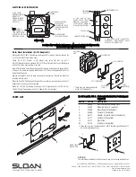 Preview for 4 page of Sloan EL-485-A Installation Instructions