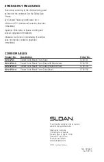 Preview for 8 page of Sloan ESD-400 Installation & Operating Instruction Manual