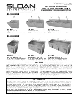 Preview for 1 page of Sloan ESS-2000 Series Installation Instructions Manual