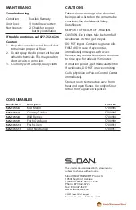 Preview for 4 page of Sloan HEALTHMINDER SJS-1850 Installation & Refill Instruction