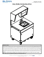 Sloan MH-3050 Installation And Operation Instruction Manual preview