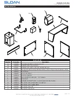 Preview for 11 page of Sloan MH-3050 Installation And Operation Instruction Manual