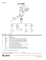 Preview for 6 page of Sloan NAVAL 110 Installation Instructions Manual