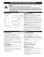 Preview for 3 page of Sloan OPTIMA AIR EHD-700 Series Installation And Owner'S Manual