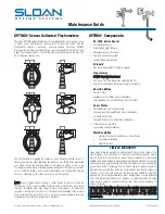 Preview for 1 page of Sloan Optima EL-1500 Series Maintenance Manual