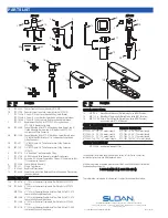 Preview for 8 page of Sloan Optima ETF-600 Installation Instructions Manual