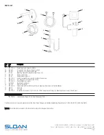 Preview for 8 page of Sloan Optima ETF-800 Installation Instructions Manual