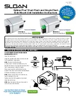 Sloan Optima Plus EBV-500-A Installation Instructions preview