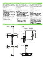 Preview for 2 page of Sloan SENSO EAF-900 Installation Instructions And User Manual