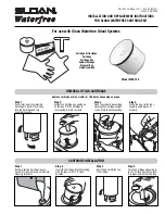 Sloan Waterfree WES-150 Installation And Replacement Instructions preview