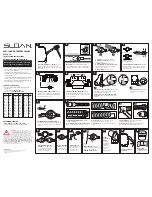 Предварительный просмотр 2 страницы Sloan WES-1000 Installation Instructions