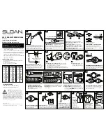 Preview for 2 page of Sloan WES-7000 Installation Instructions