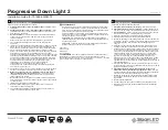 Preview for 2 page of SloanLED Progressive Down Light 2 701948-5WSWT2 Installation Manual