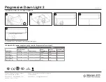 Preview for 6 page of SloanLED Progressive Down Light 2 701948-5WSWT2 Installation Manual