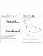 SLOUCHPOD XT INTERACTIVE Assembly Instructions Manual preview