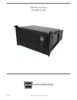 Предварительный просмотр 1 страницы SLS Audio LS6500 LINE ARRAY Assembly Manual