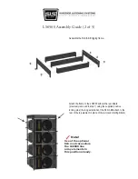 Предварительный просмотр 4 страницы SLS Audio LS6500 LINE ARRAY Assembly Manual