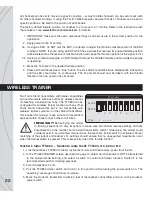 Preview for 22 page of SLT Tactic TTX850 Instruction Manual