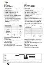 Preview for 2 page of SLV 1002892 Operating Manual