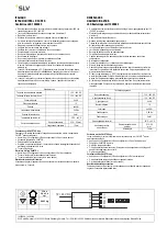 Preview for 3 page of SLV 1002892 Operating Manual