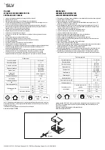 Preview for 3 page of SLV 1006348 Operation Manual