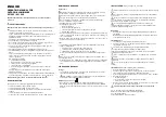 Предварительный просмотр 2 страницы SLV 231525 Operating Manual