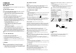 Предварительный просмотр 3 страницы SLV 451010 Operating Manual