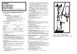 Предварительный просмотр 3 страницы SLV RUSTY SLOT Series Instruction Manual