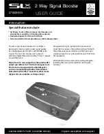 Preview for 1 page of SLX 27822HSG User Manual