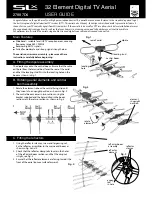 Preview for 1 page of SLX SLX 32 Element Digital TV Aerial User Manual