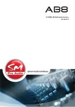 SM Pro Audio AB8 Operating Manual предпросмотр