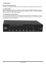 Предварительный просмотр 7 страницы SM Pro Audio SM A08 Operating Manual