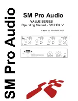 SM Pro Audio SM HP4 V Operating Manual предпросмотр